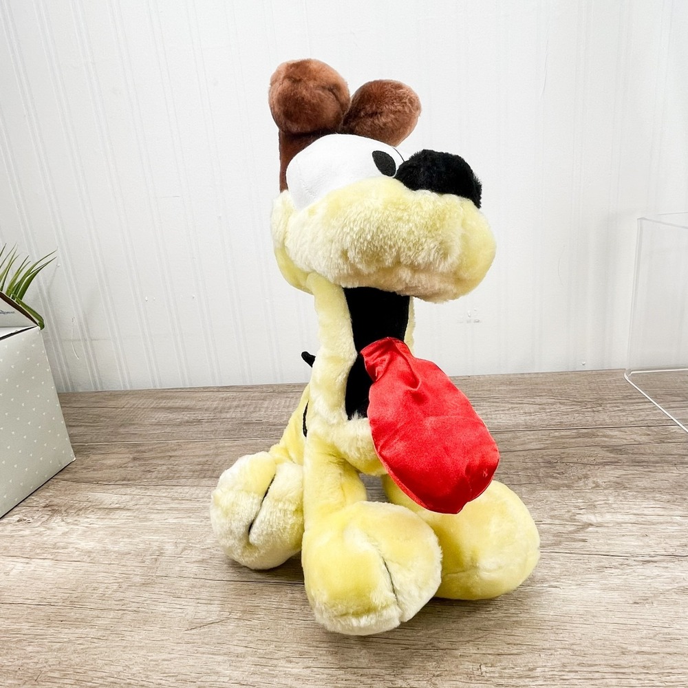 ODIE Garfield Dog Plush 16" Stuffed Vtg Cartoon Play‎ by Play PAWS EUC